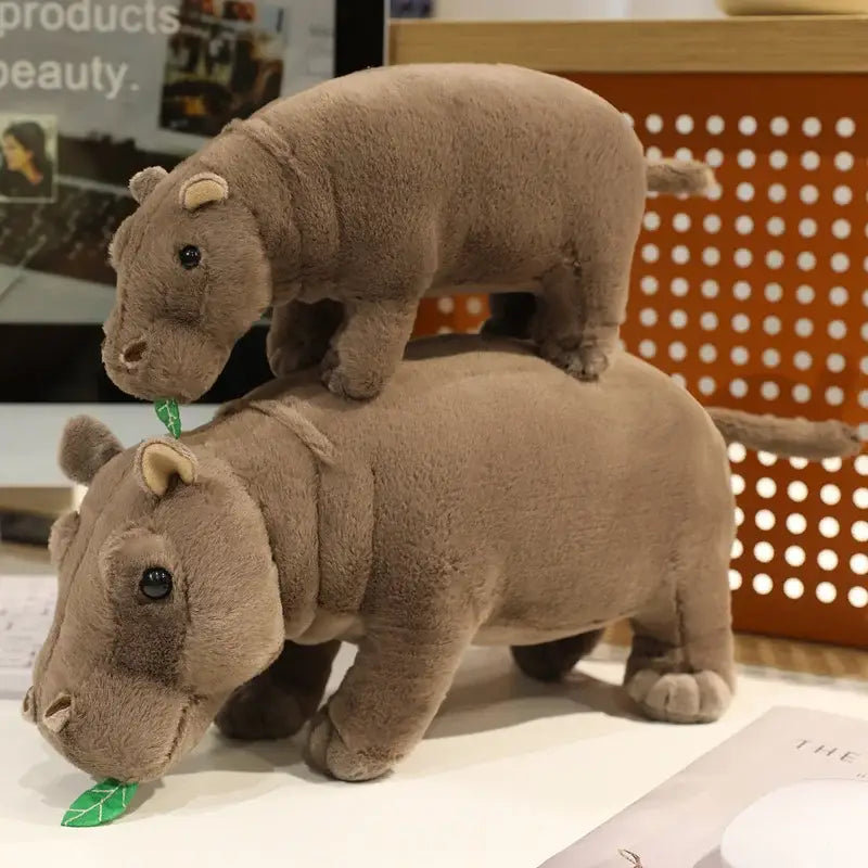 peluches hippopotame