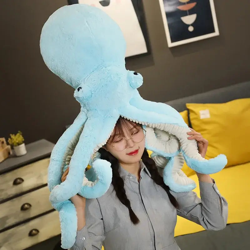 poulpe géant peluche