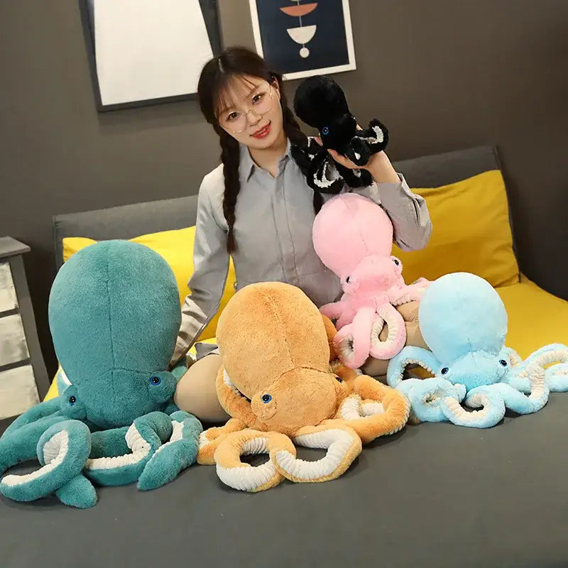 poulpe géant peluche