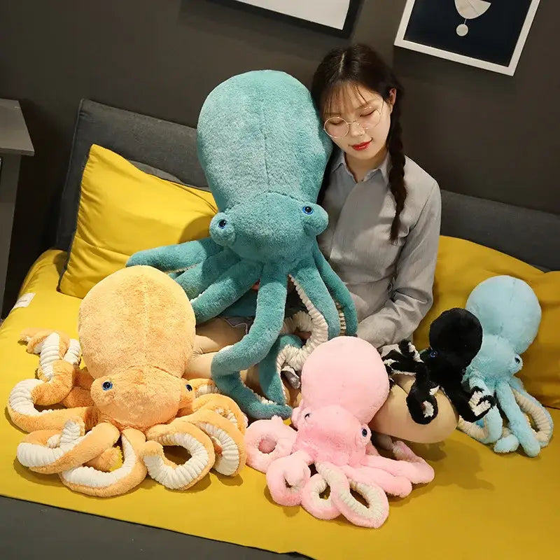 poulpe géant peluche