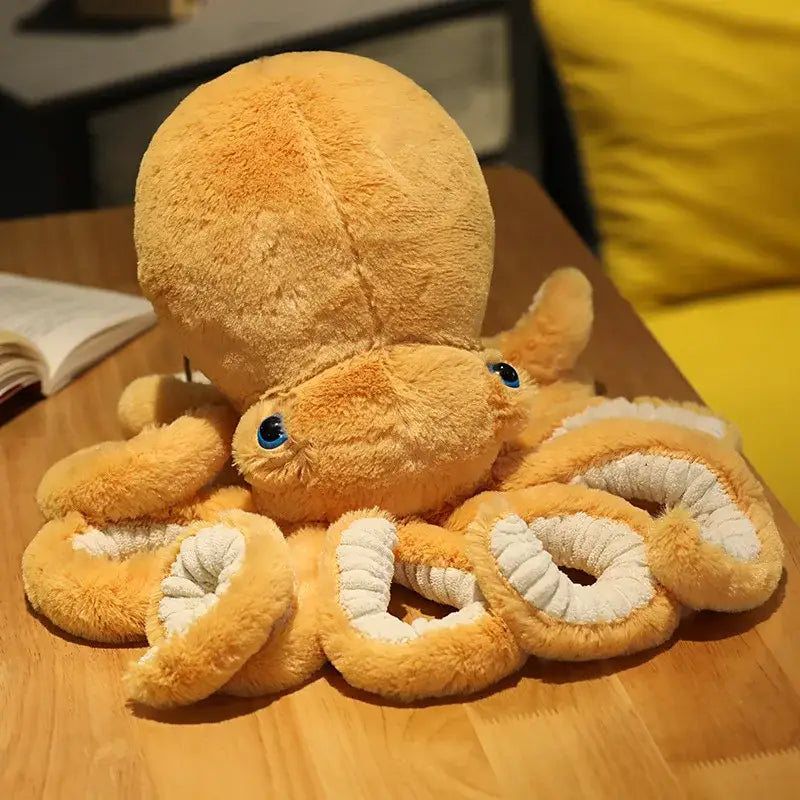poulpe géant peluche - Brun / 30cm