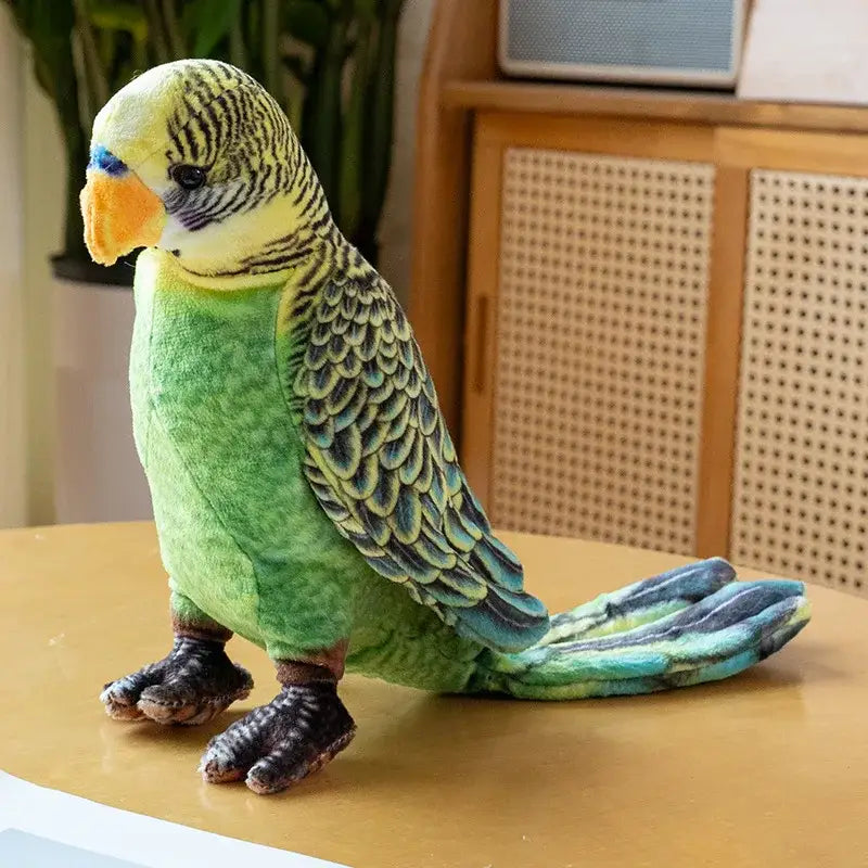 perroquet peluche - Vert
