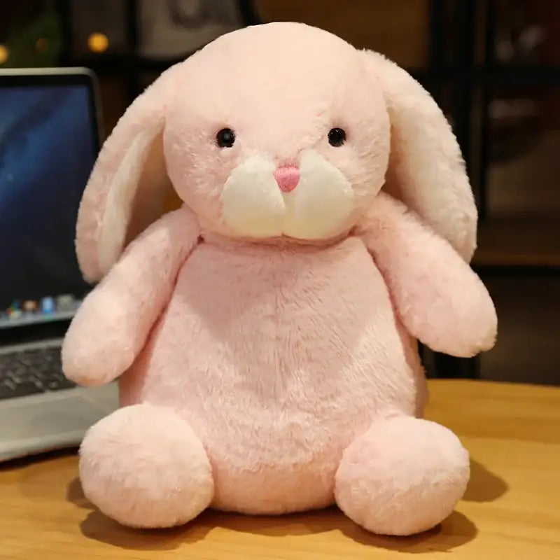 petit lapin en peluche - 25cm