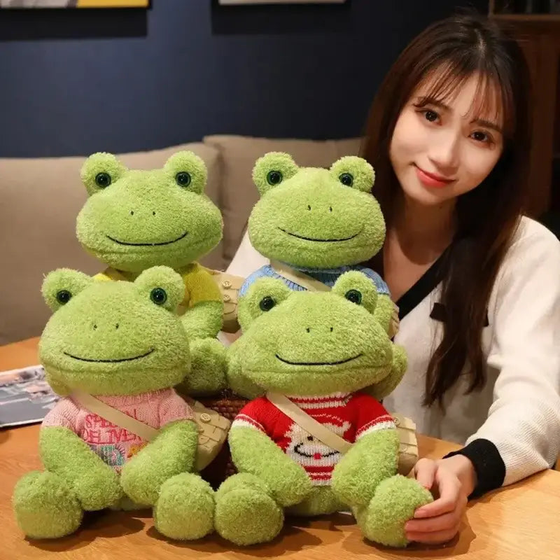 petite peluche grenouille