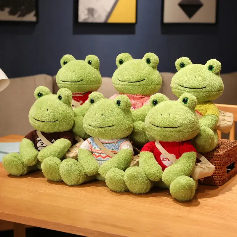 petite peluche grenouille