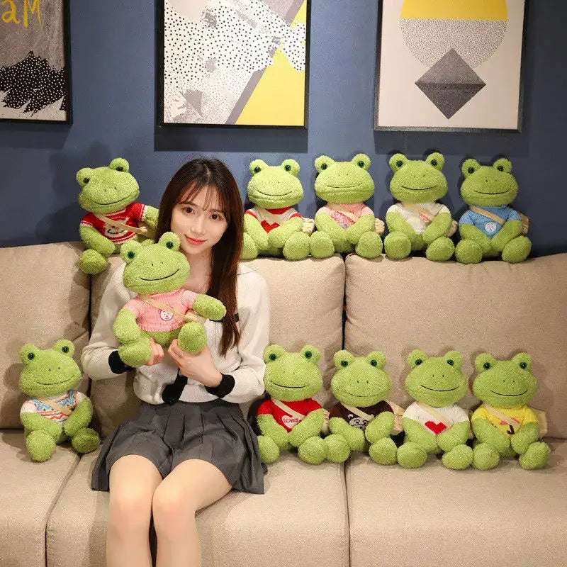 petite peluche grenouille