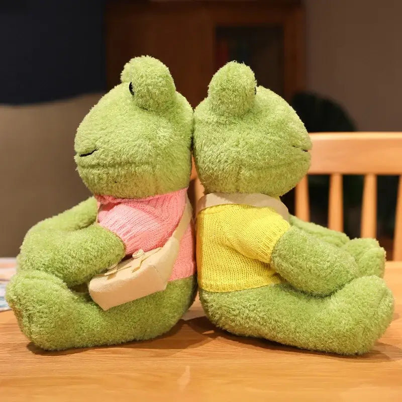 petite peluche grenouille