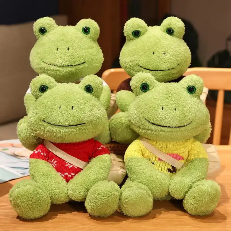petite peluche grenouille