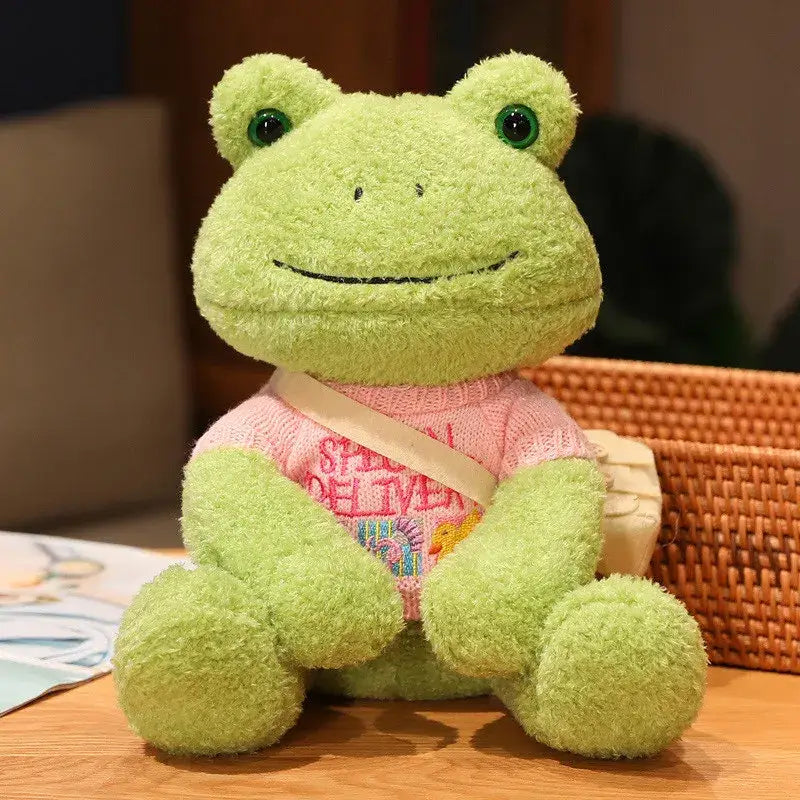 petite peluche grenouille