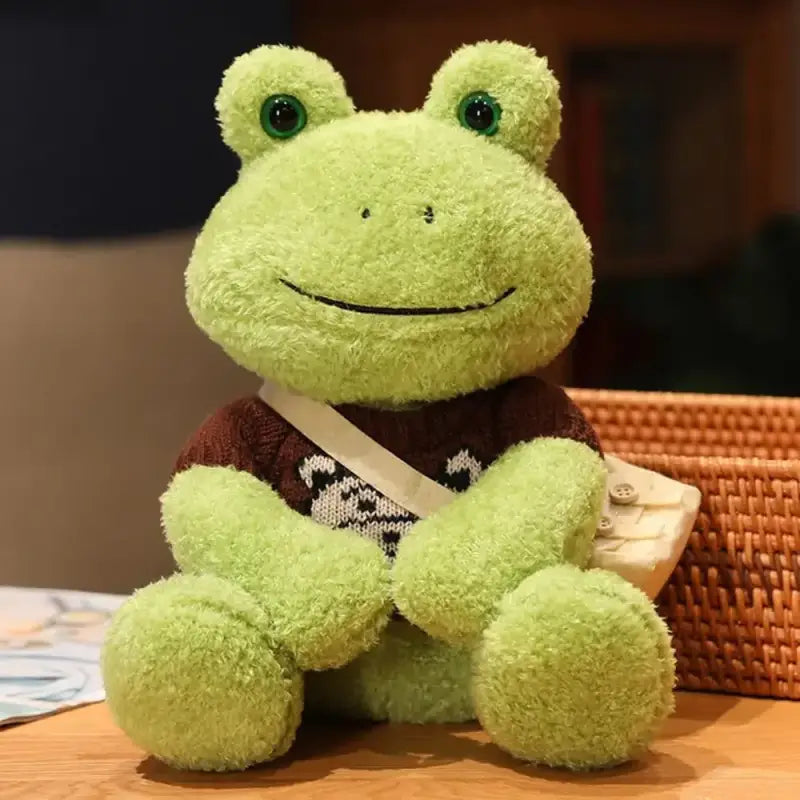 petite peluche grenouille - T-shirt Ours Brun