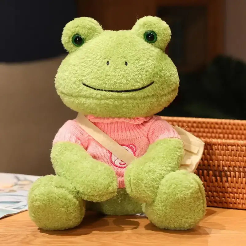 petite peluche grenouille - T-shirt Ours Rose
