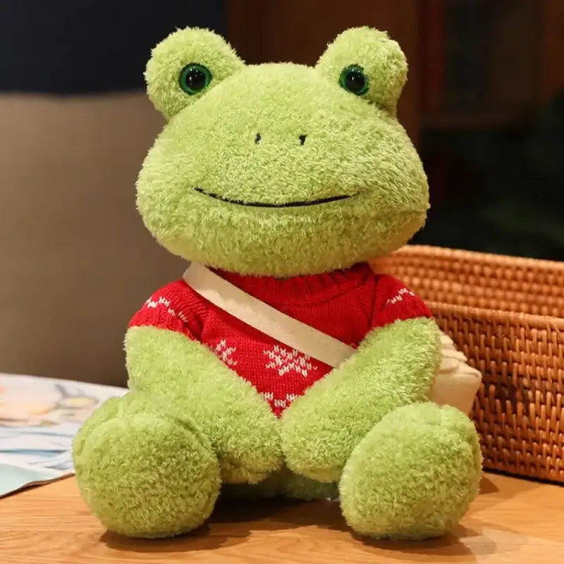 petite peluche grenouille - T-shirt Rouge