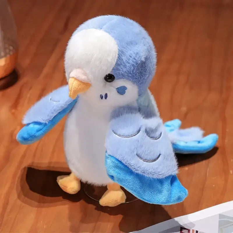 peluche perruche - Bleu