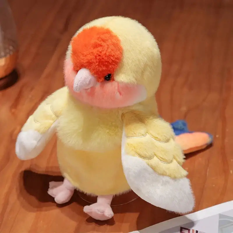 peluche perruche - Jaune