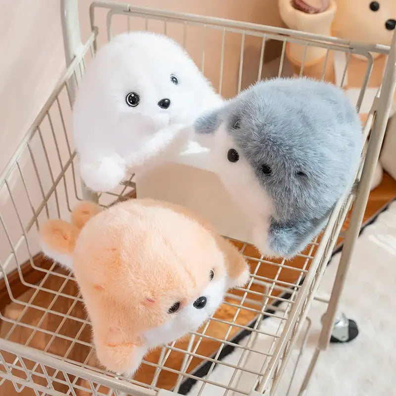 phoque en peluche