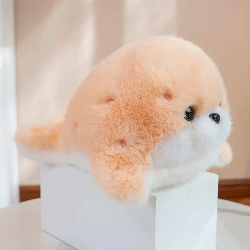 phoque en peluche - Rose