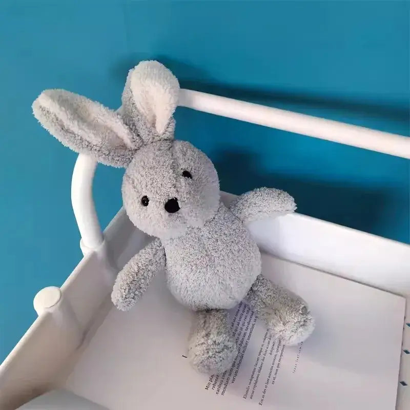 peluche lapin gris