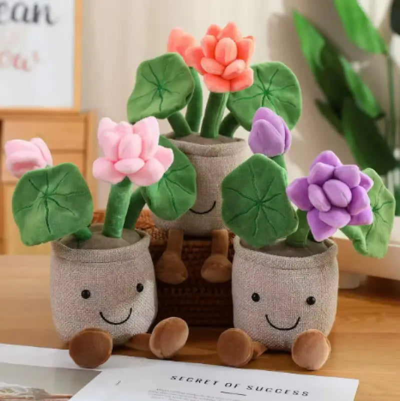 plante en peluche
