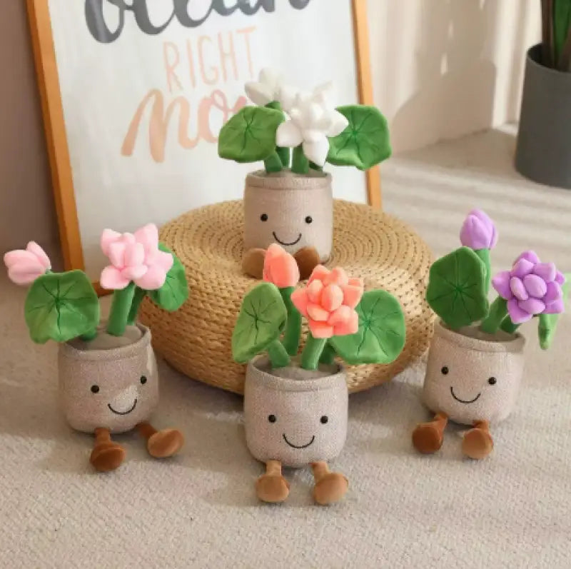 plante en peluche