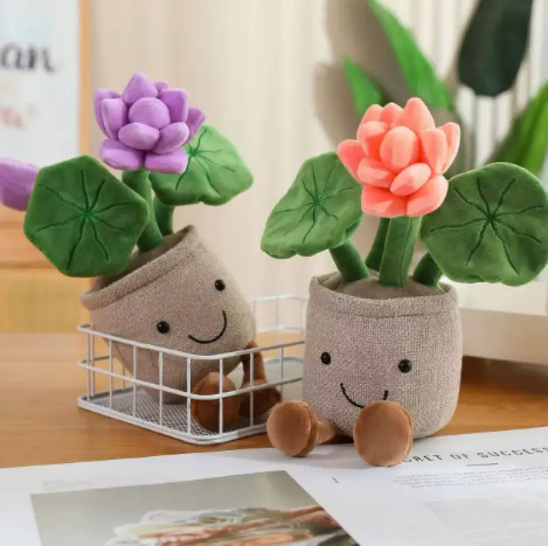 plante en peluche