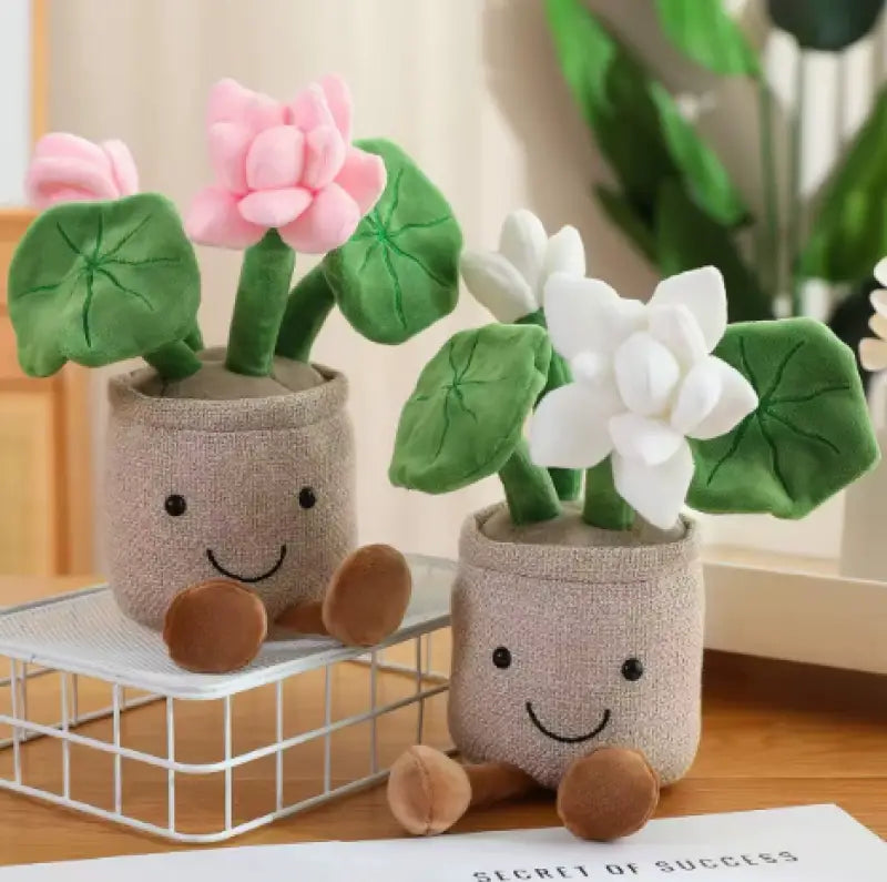 plante en peluche