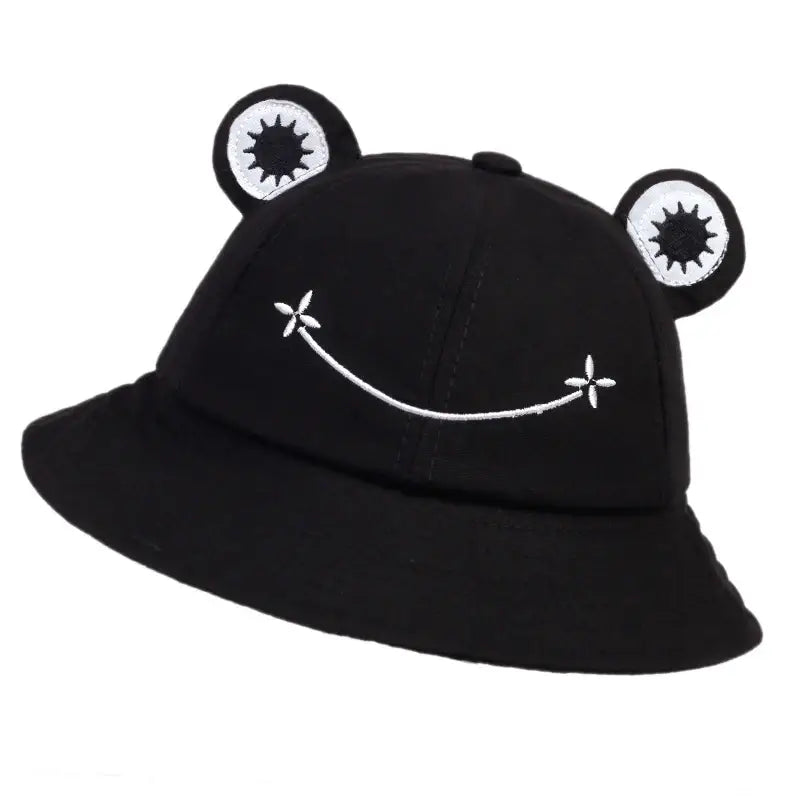 chapeau grenouille - Noir