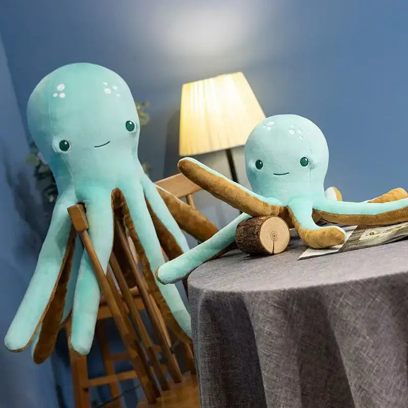 poulpe en peluche