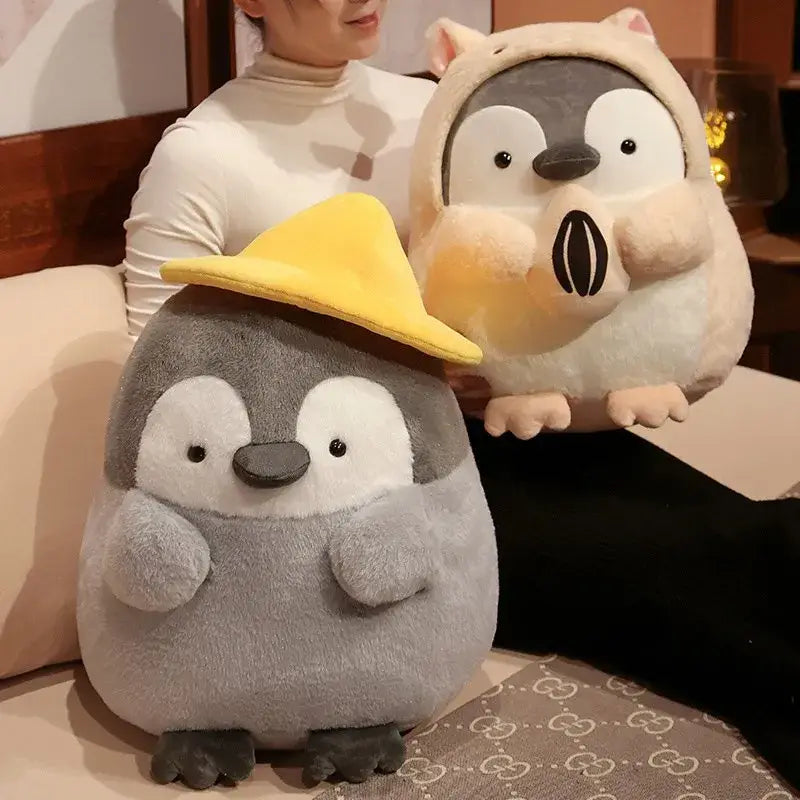 peluche pingouin mignon