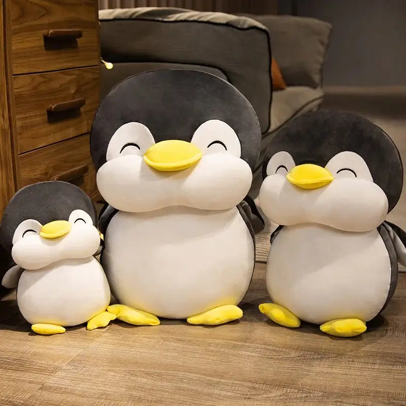 pingouin en peluche