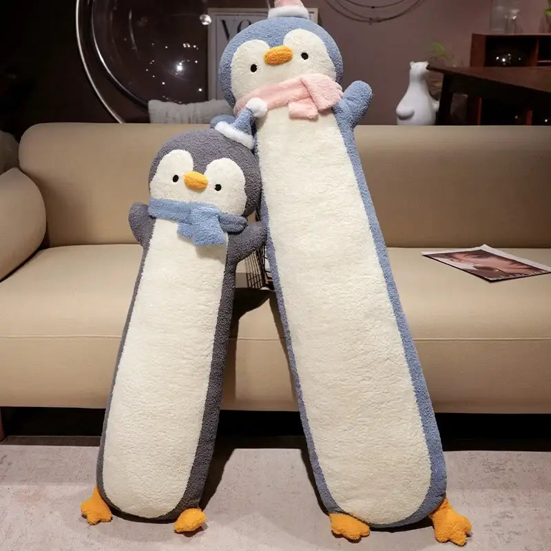 pingouin géante en peluche