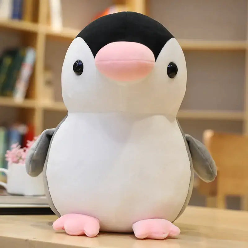 Pingouin Kawaii - Rose Clair / 55 cm Peluche