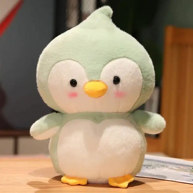 Pingouin Kawaii - Vert / 45 cm Peluche