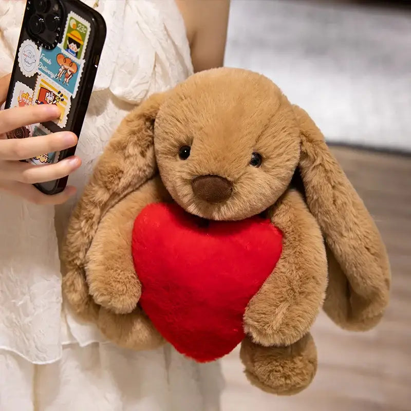 peluche lapin saint valentin