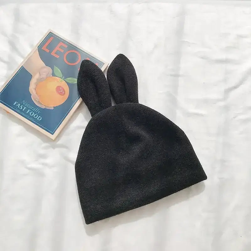 bonnet lapin - Noir