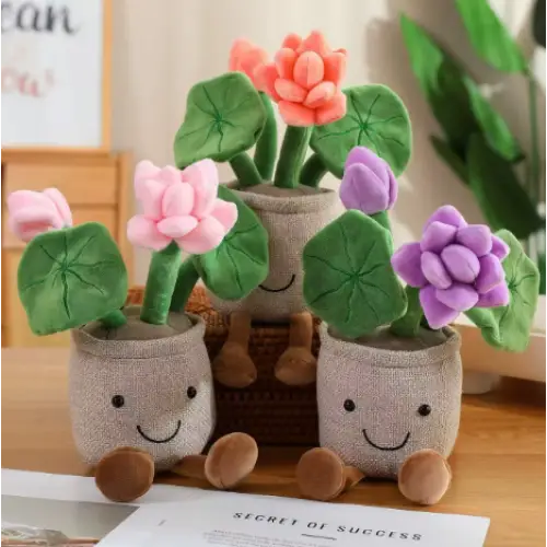 plante en peluche
