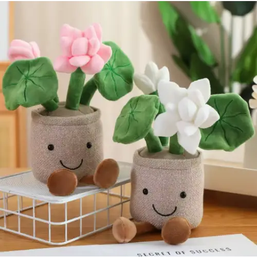 plante en peluche