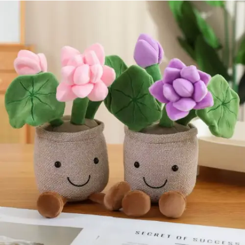 plante en peluche