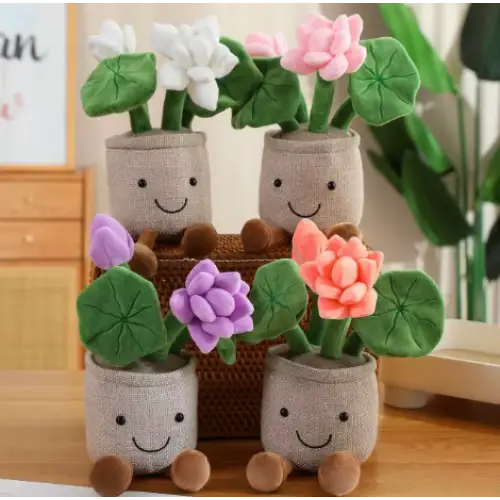 plante en peluche
