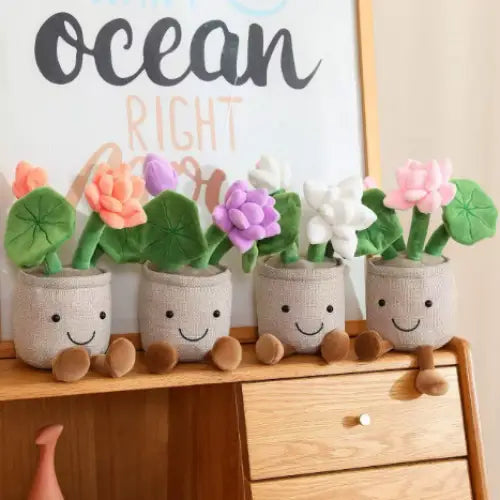 plante en peluche