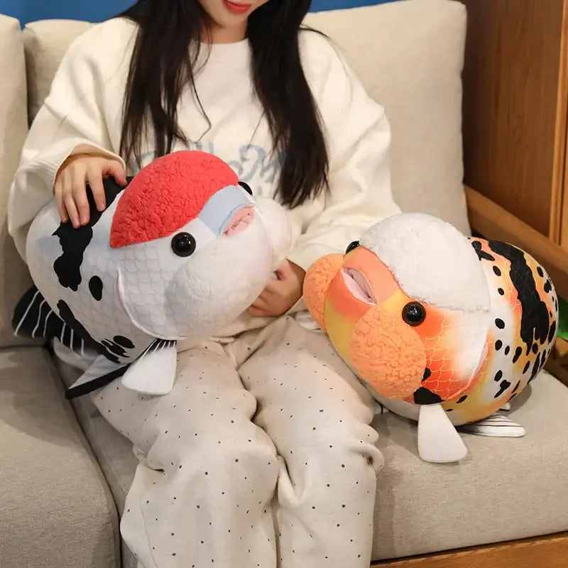 poisson en peluche