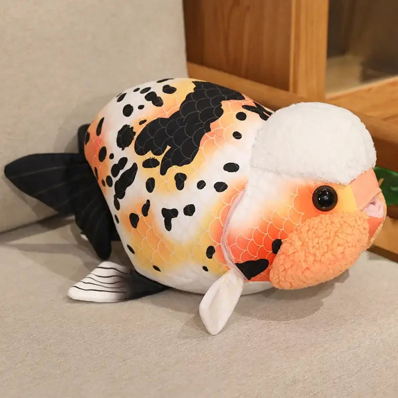 poisson en peluche - Orange