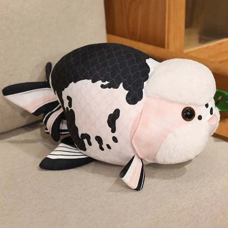 poisson en peluche - Rose