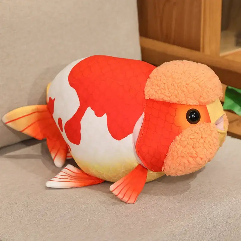 poisson en peluche - Rouge Clair