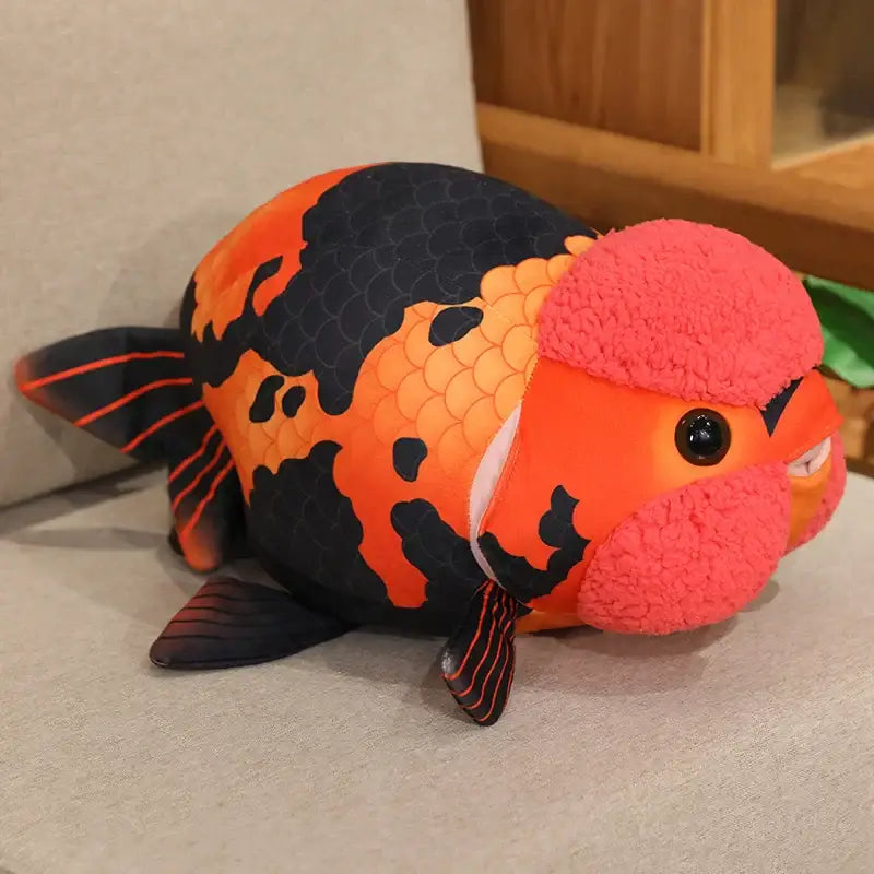 poisson en peluche - Rouge Foncé