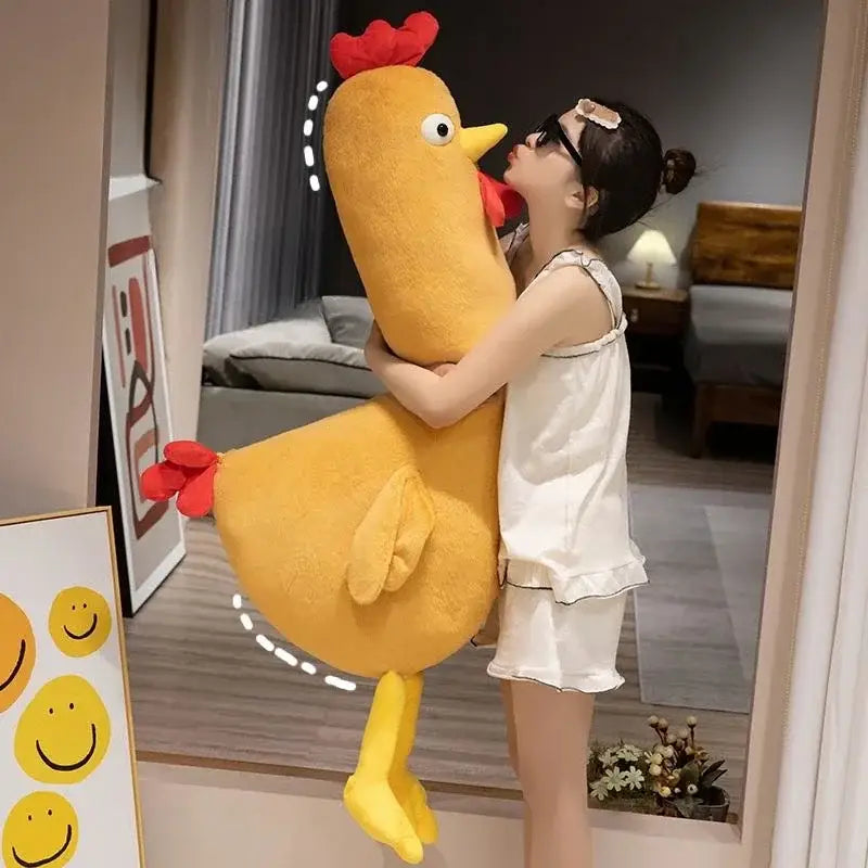 peluche poule geante
