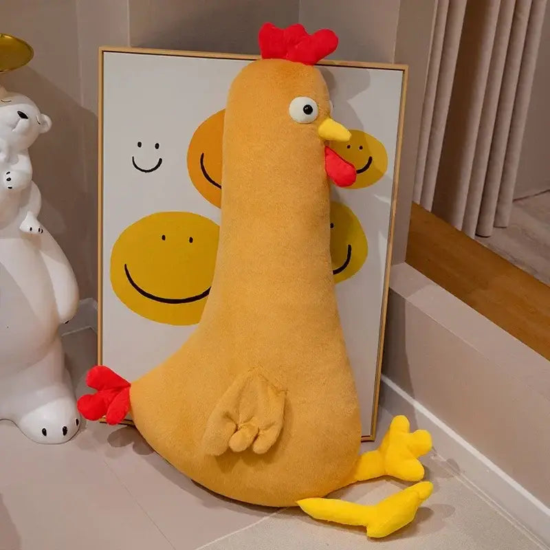 peluche poule geante - Brun / 60cm