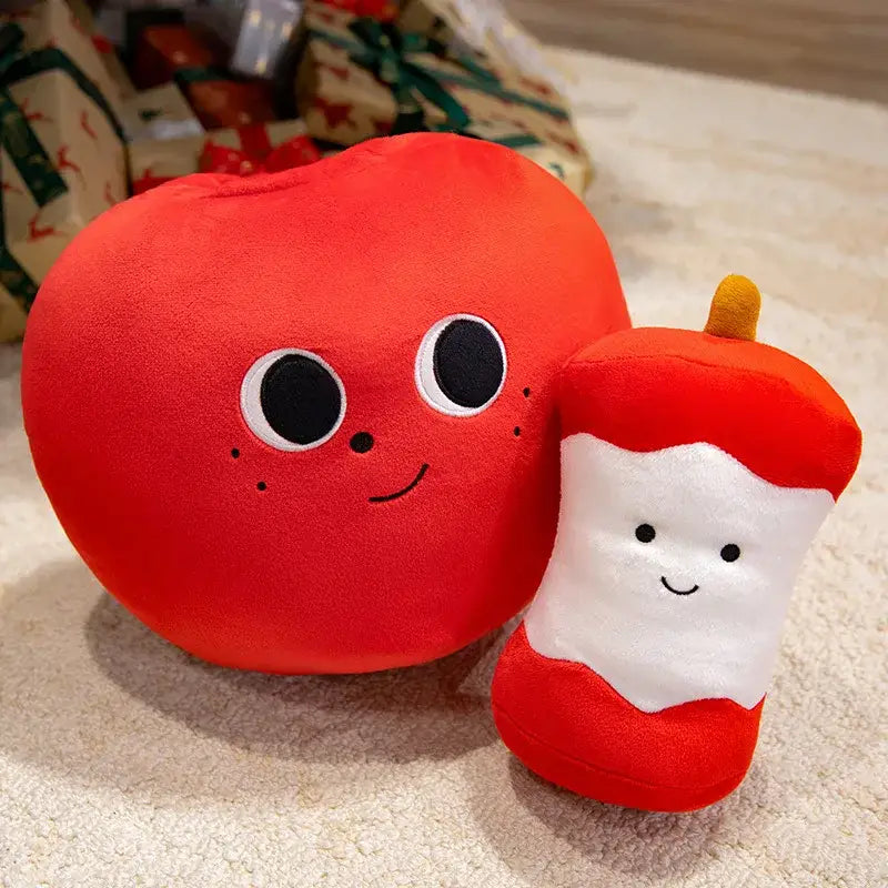 pomme peluche - Rouge / 30cm