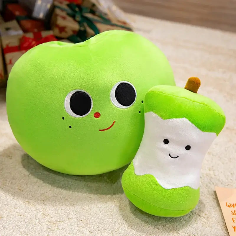 pomme peluche - Vert / 30cm