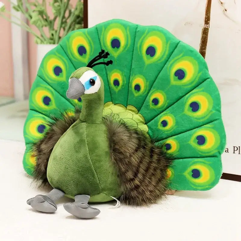 peluche paon - Vert