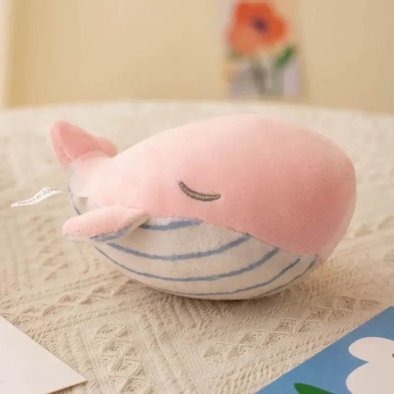 porte clé baleine - Rose